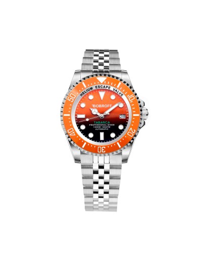 Bobroff Orologio Uomo BF0004bn: Ø 42mm, Stile Classico, Resistente all'acqua
