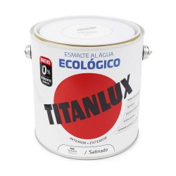 Titanlux Esmalte Base Agua Blanco Satinado 2,5 L
