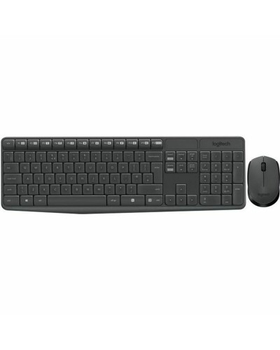 Näppäimistö ja hiiri Logitech Ranska AZERTY