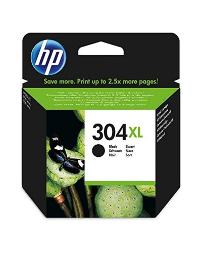 Cartucho de Tinta HP 304XL - Color Negro - Impresión Fiable para Documentos e Imágenes
