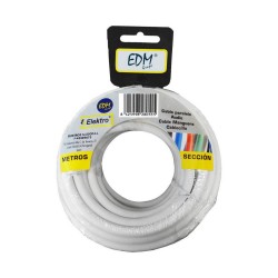 Cable EDM, 3x2,5 mm, Blanco, 20 Metros
