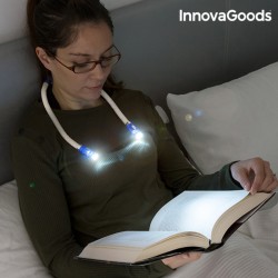 Luz LED de Lectura para Cuello InnovaGoods: Ilumina tu Lectura Sin Manos
