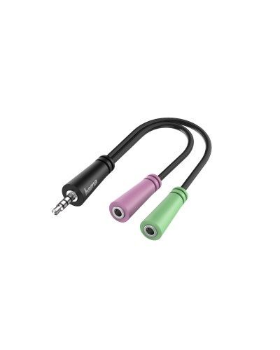 Hama Adattatore Audio Jack 3.5mm Stereo - Collegamento Audio Ottimale
