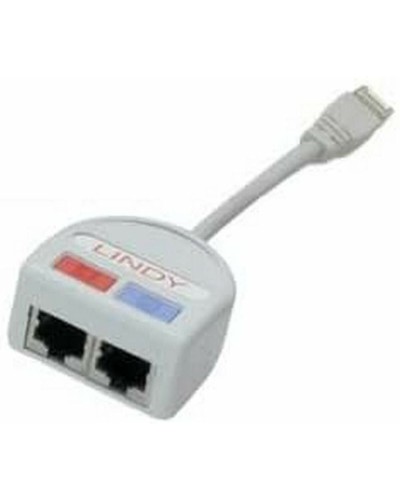 LINDY UTP RJ45 Adapter Grey - Ethernet Cable Extension - High Quality
