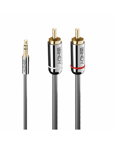LINDY Cavo Audio Jack 3.5mm a 2 RCA - Connettore Placcato Oro
