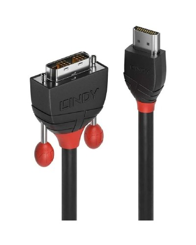 HDMI - DVI kaapeli LINDY 36271 Musta 1 m