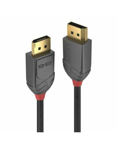 LINDY DisplayPort Cable 3m Black - High Resolution 4K Video
