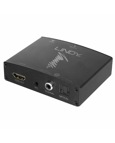 LINDY Convertidor de Audio Digital/Analógico DAC Negro - Alta Calidad
