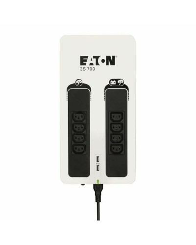 Eaton 3S700I SAI Sistema de Alimentación Ininterrumpida 700VA / 420W - Protección para PC y Dispositivos
