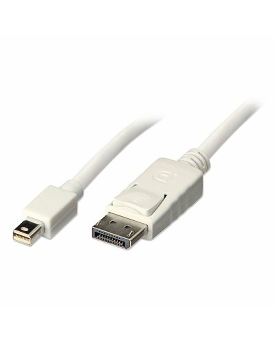 LINDY Cavo DisplayPort 2m Bianco - Alta Risoluzione 4K UHD - Connessione Video PC/Monitor

