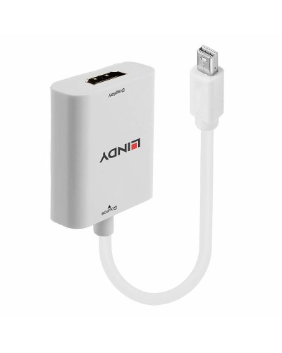 LINDY Adaptador Mini DisplayPort a HDMI Blanco - Video 4K UHD
