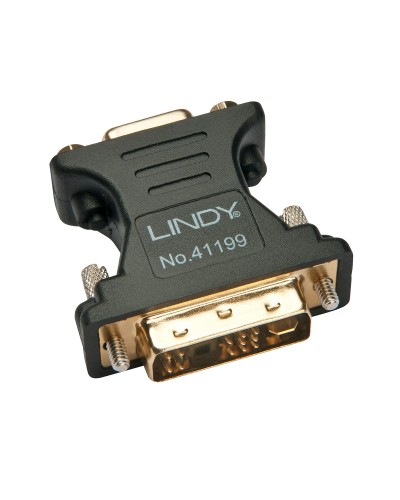 DVI till VGA Adapter LINDY 41199 Svart