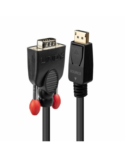 LINDY Cavo DisplayPort 1.2 Nero - Alta Qualità 4K/60Hz - [Lunghezza]

