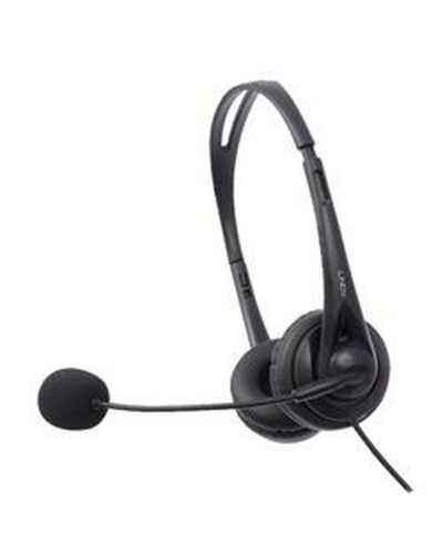 LINDY 42870 Écouteurs avec Microphone - Stéréo, Appels Clairs - Parfaits pour PC
