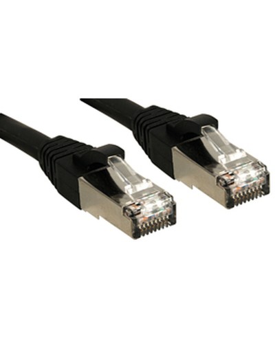 LINDY Cable de Red CAT6 Rígido 3m Negro - Alta Velocidad para PC/Gaming
