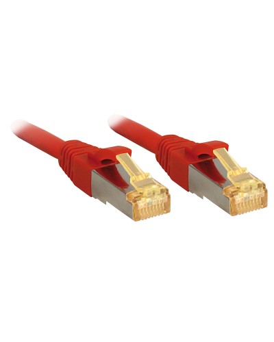 LINDY CAT6 UTP Solid Core Network Cable 5m Red - Fast Ethernet Connection
