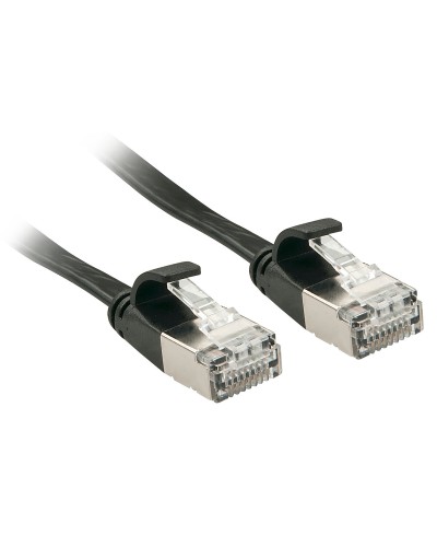 LINDY Netzwerkkabel Cat.6 UTP Starr Schwarz 5m - Internet LAN Gigabit
