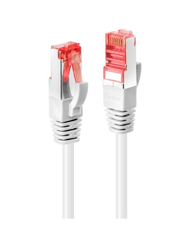 LINDY Cable de Red CAT6 UTP 20m Rígido Blanco - Conexión a Internet Rápida
