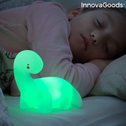 InnovaGoods Lightosaurus : Lampe Dinosaure LED Multicolore pour Éclairage d'Ambiance
