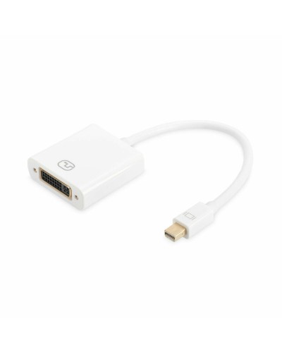 Mini DisplayPort -DVI Adapteri Digitus AK-340406-001-W Valkoinen Musta