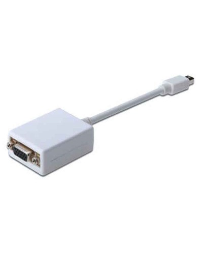 Digitus Mini DisplayPort auf VGA Adapter Weiß - PC/Monitor Videokonverter
