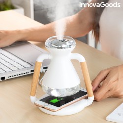 Diffusore Umidificatore Misvolt InnovaGoods 3-in-1 con Caricabatterie Wireless
