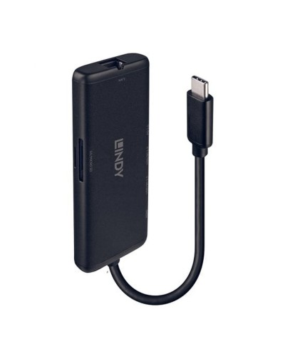 LINDY Station d'accueil 43358 Noire - Station d'accueil USB-C Universelle

