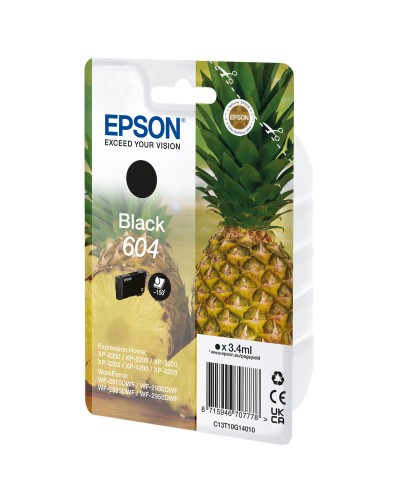 Epson 604 Original Schwarze Tintenpatrone für Drucker
