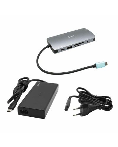 i-Tec Docking Station USB-C Nano VGA 77W Argento - Monitor Esterno, Ricarica
