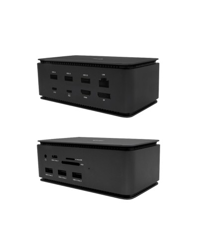 i-Tec Dockstation USB4DUAL4KDOCKPD Schwarz 4K - USB-C Dual Monitor Dockingstation
