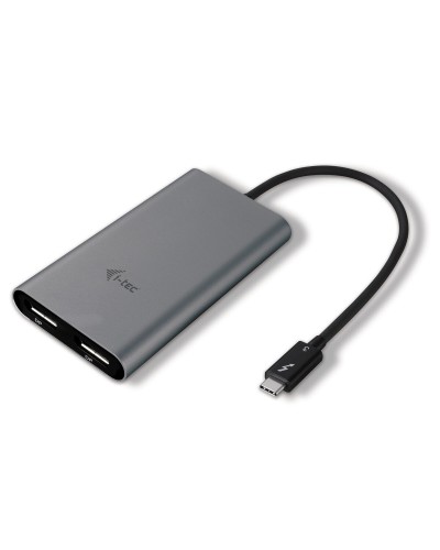 Station d'accueil pour écran i-Tec TB3DUAL4KDP - Double 4K 60Hz Thunderbolt 3
