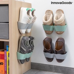 Shohold InnovaGoods Scarpiere Adesive (Confezione da 4) - Organizza le Scarpe con Stile