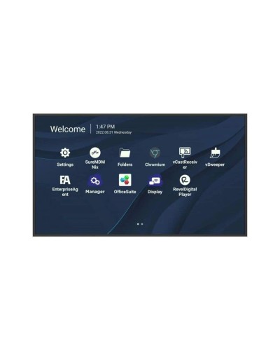 Näyttö Videowall ViewSonic CDE6530 Musta UHD 4K 65"