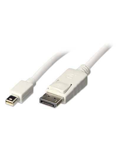 LINDY Adaptador Mini DisplayPort a DisplayPort - Blanco - Soporte 4K
