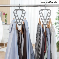 InnovaGoods Kleiderbügelhalter Orzer 2 Einheiten: Organisieren Sie Ihren Kleiderschrank mit Stil
