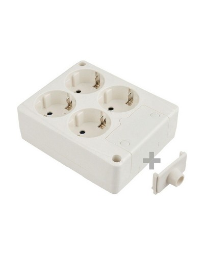 Solera 8104 Regleta 4 Enchufes Estándar Sin Interruptor
