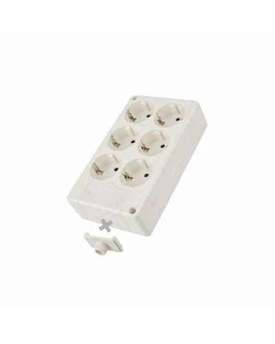 Solera Mehrfachsteckdose 6-fach 3500W - Mehrfachstecker für Zuhause und Büro - 16A
