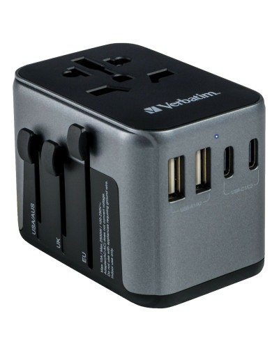 Verbatim UTA-04 : Adaptateur de Voyage Universel - Compact & Portable
