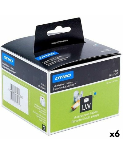 Etiketter till Skrivare Dymo Vit Svart 32 x 57 mm 1000 Delar (6 antal)