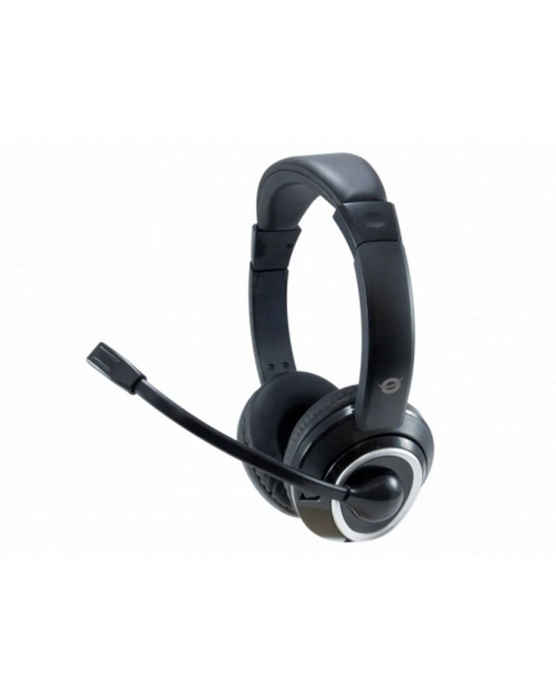 Casques avec Microphone Conceptronic POLONA02B Noir