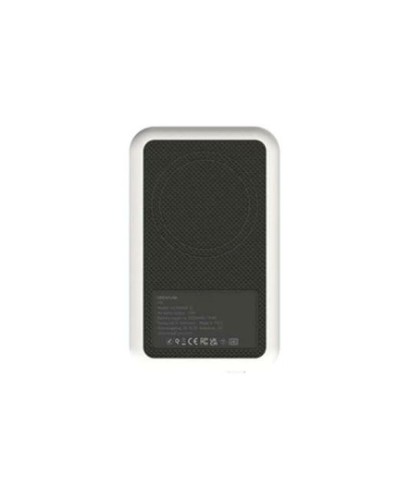 Kreafunk Power Bank Sans Fil Blanc 5000mAh - Chargeur Portable Induction
