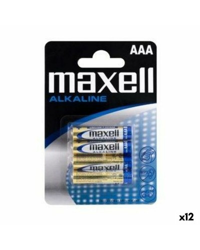 Maxell Pilas Alcalinas AAA LR03 1.5V - Paquete de 12 Pilas Duracell
