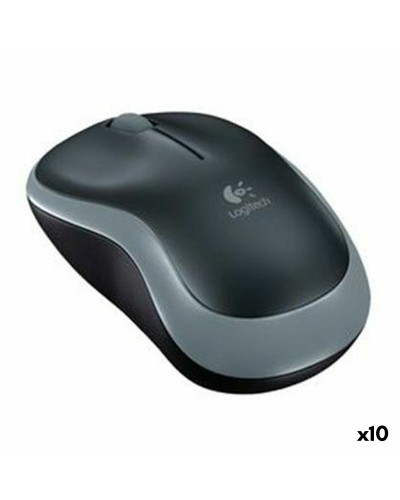 Logitech M185 Mouse Wireless Grigio - Pack 10 Unità - Ergonomico e Portatile
