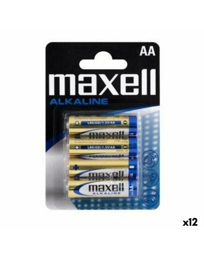 Maxell LR06: Pilas Alcalinas AA (12 unidades) - Larga Duración
