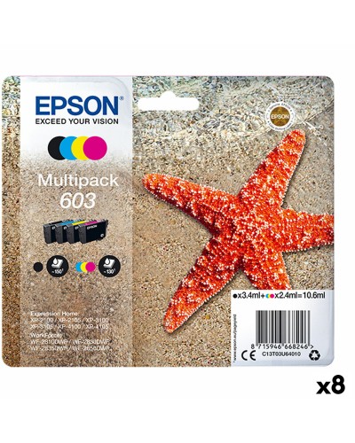 Epson 603 Ink Cartridge - Black/Cyan/Magenta/Yellow - Quality Prints
