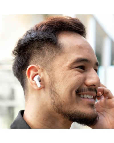 InnovaGoods Auriculares Inalámbricos Grises con Estuche de Carga
