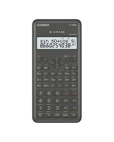 Vetenskaplig Kalkylator Casio FX-82 MS2 Svart Mörkgrå Plast