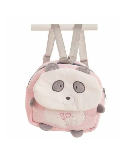 Rosa Panda Kinderrucksack 26x22cm: Bequem und lustig für Schule und Reisen
