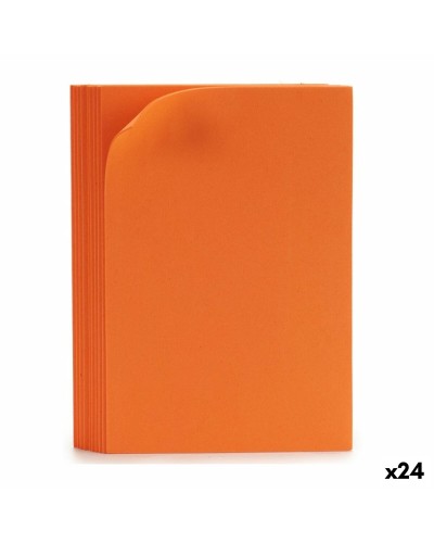 Goma Eva Naranja 30x20cm, Grosor 0,2cm (Set de 24)
