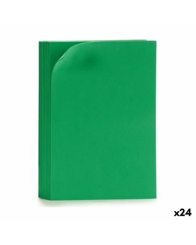 Moosgummi Eva Olive 20x30 cm, Stärke 0,2 cm, 24 Stück - Ideal für künstlerische und handwerkliche Kreationen
